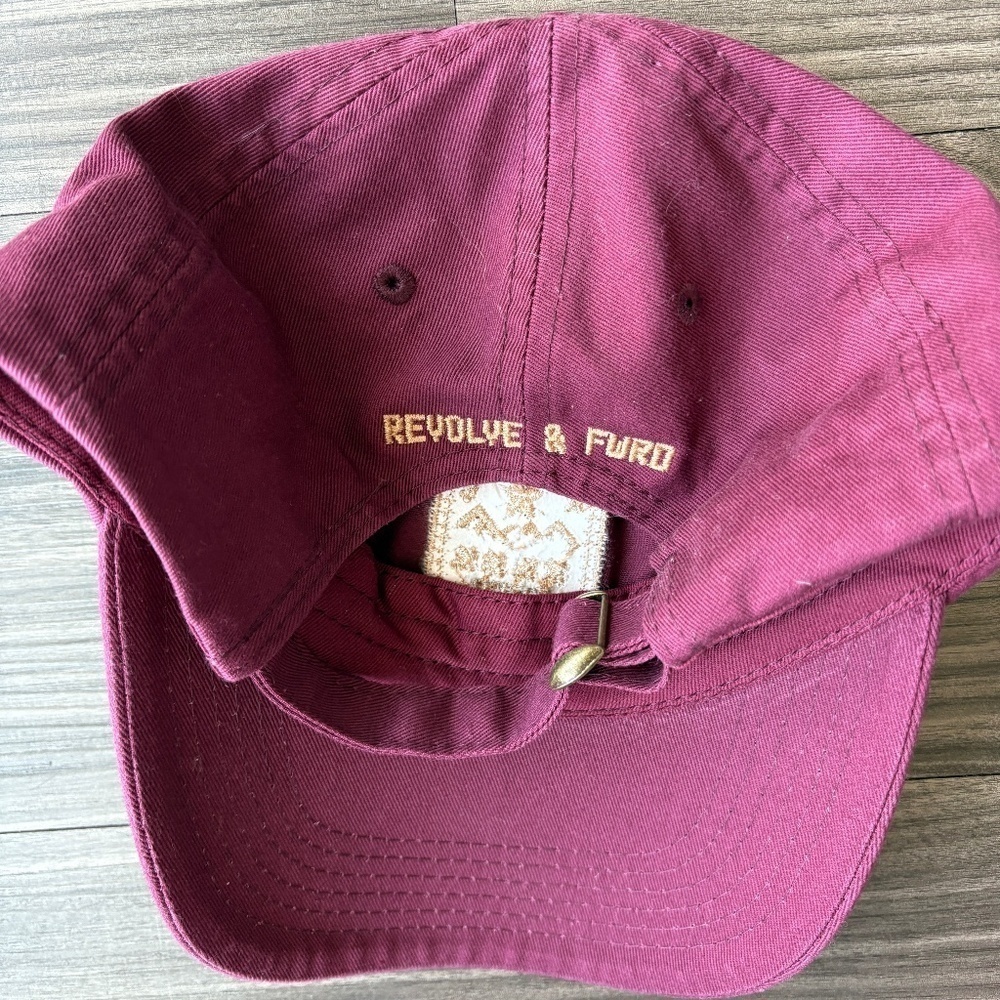 REVOLVE & FRWD Hat Maroon Adjustable - Picture 2 of 4
